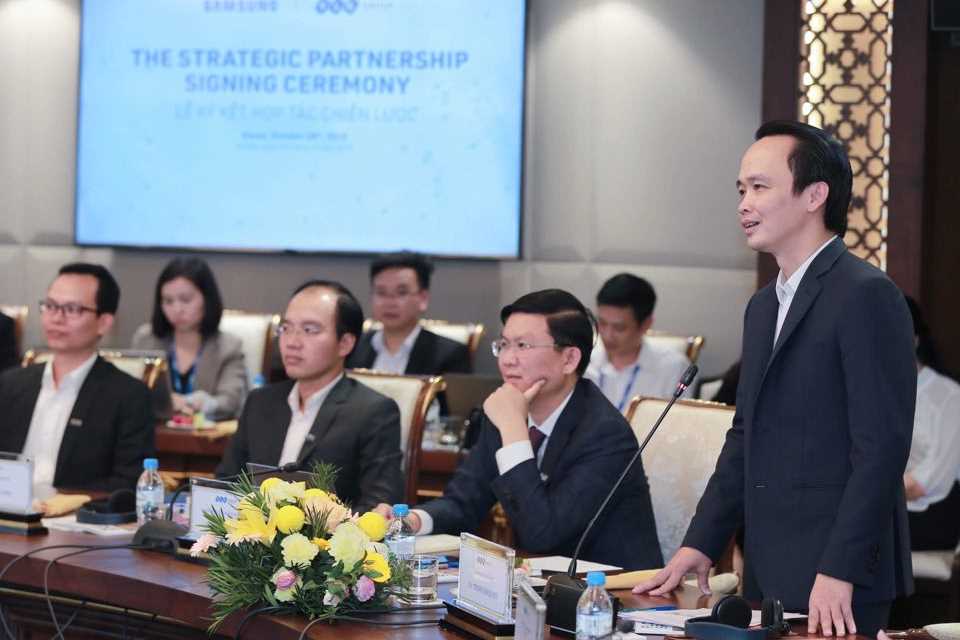 Ông Trịnh Văn Quyết: ’FLC và Samsung sẽ cùng nhau phát triển bền vững’