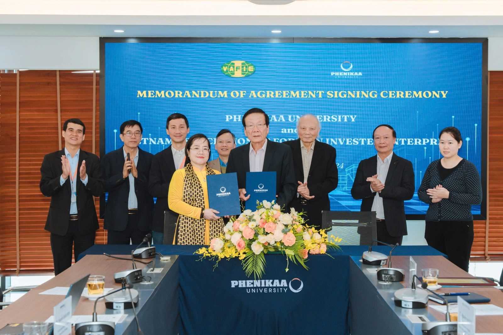 VAFIE ký thỏa thuận hợp tác với đại học Phenikaa